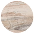 thumbnail image 6 of Safavieh Couture Leahbryanna Modern Marble Round End Table, White/Brown, 6 of 8