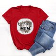 thumbnail image 5 of Blusa suelta estampada con cuello redondo y manga corta para mujer OAVQHLG3B Store  lin121212, 5 of 5
