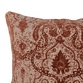 thumbnail image 2 of Saltoro Sherpi Fabric Throw Pillow with Floral and Paisleys Pattern, Red, 2 of 5