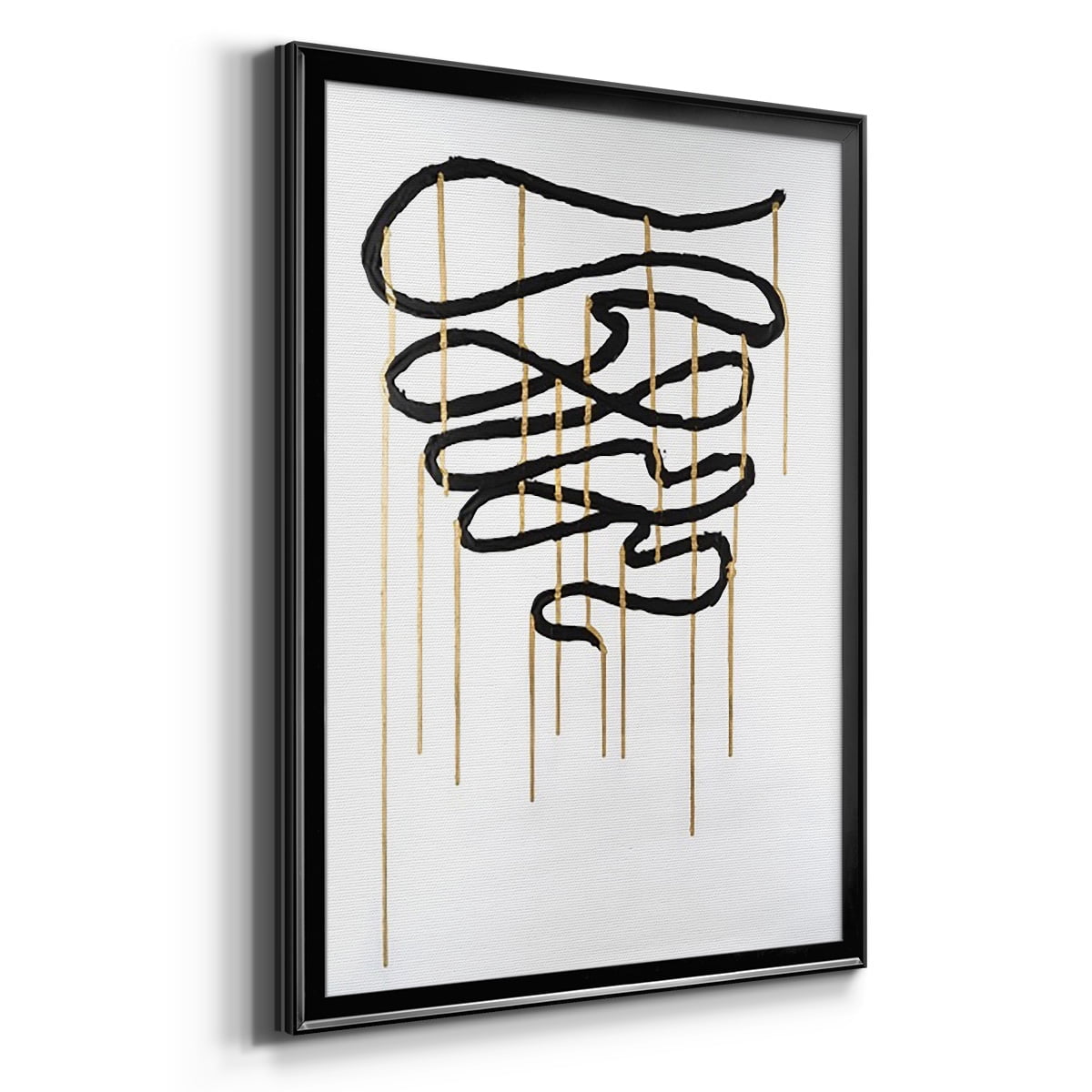 Weeping Ribbon I Premium Framed Print, in Gold, Black, or Silver - Ready to Hang
