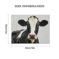 thumbnail image 3 of Orinice Cow Snow Barnyard Fine Art Aesthetic Poster & Print Wall Painting for Classroom Kitchen Office Farmhouse Bathroom Room Decor Pictures Wall Art Painting Living Room Bedroom Home Office, 3 of 6
