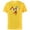 Yellow, variant on Disney Mickey Mouse Thanksgiving Autumn Fun - Short Sleeve Cotton T-Shirt for Adults - Customized-Charcoal