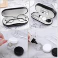 thumbnail image 5 of Double Eyeglass Case, 2 In 1 Double Sided Portable Glasses Case Contact Lens Case For Men Women, 5 of 5
