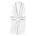 thumbnail image 4 of Bcfgryg Mens Lightweight Spa Soft Knee Length Bathrobe With Pockets Men’s Sleepwear, 4 of 4