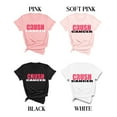 thumbnail image 2 of Crush Cancer Breast Cancer Awareness Month T-Shirt, Crewneck, Soft Pink, Large, 2 of 4