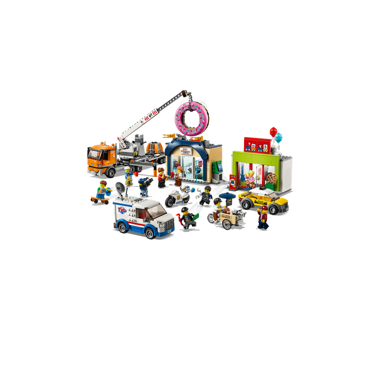 LEGO City Donut Shop Opening 60233 Store Building with Vehicles - Walmart.com