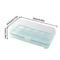 thumbnail image 2 of WozhuoToy Egg Holder and Fridge Organizer | Clear Food-Grade Plastic Refrigerator Egg Storage Container | Holds Up to 15 Eggs | Dishwasher Safe, Heat and Freezer Resistant, 2 of 4