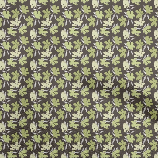 oneOone Cotton Cambric Brown Fabric Floral Sewing Craft Projects Fabric Prints By Yard 42 Inch Wide