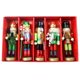 thumbnail image 4 of Wosthever 5 piezas de Navidad Cascanueces de soldados Cascanueces figuras soldado adornos colgantes para Navidad vacaciones decoración del hogar Kits de decoración para fiestas Wosthever HA038256-00, 4 of 6