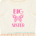 thumbnail image 4 of Inktastic Big Sister Announcement Butterfly Girls Toddler Dress, 4 of 5