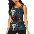 thumbnail image 1 of Easygdp Débardeur d'Entraînement Surréaliste pour Femmes, Haut de Course, Chemise de Randonnée, Séchage Rapide pour Course, Yoga, Randonnée - Grand, 1 of 7