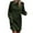 Green, variant on IROINNID Sweater Dress for Women Winter Solid Color Knitted Sweater Long Sleeve Round-Neck Dress ,Green