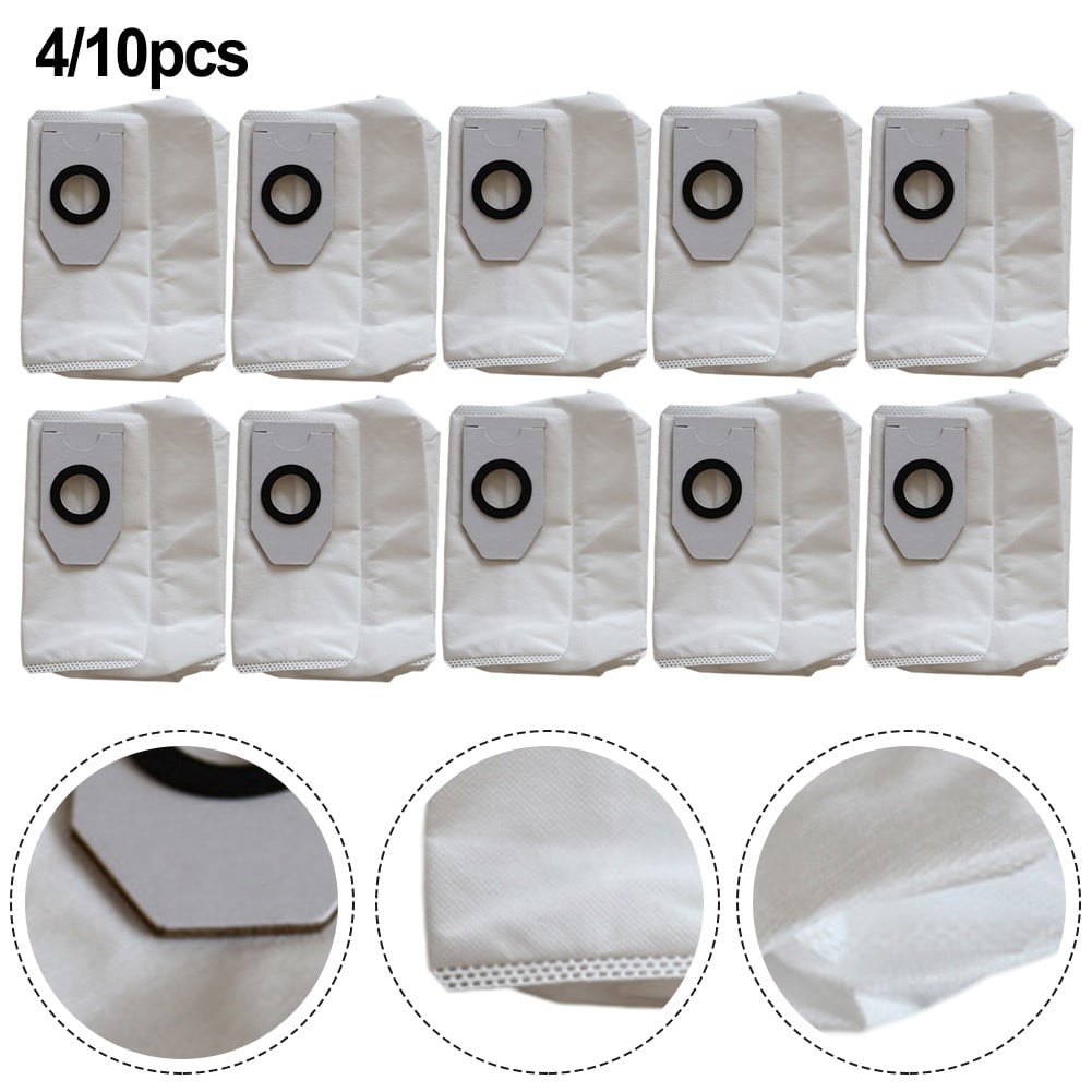 10Pack Reusable Dust Bag for Midea V12 V10 W11 Robot Vacuum Cleaner