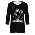 thumbnail image 4 of Women Blouse 3/4 Sleeve Petite, Women Blouses and Tops Fashion V Neck Sleeveless Tops For Women Graphic Fashion Summer Tops for Women 2025 Previous Orders my orders, 4 of 4