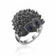thumbnail image 3 of Qarigey anillo de erizo con diamantes de imitación para mujer, regalos de boda para fiesta de cumpleaños, anillo de joyería de animales Type11 NO11 Qarigey PS13580-03, 3 of 6