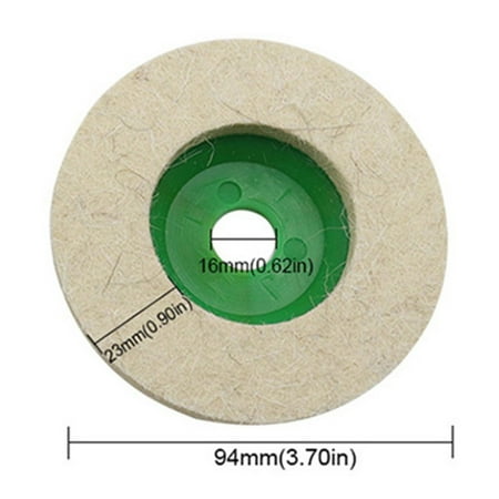 

Anckoeil Home Tools Wool wheel polishing wheel polishing disc wool disc type 95/100 wheel for Polishing Wood Metal Stone and Furniture