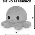 thumbnail image 4 of La Peluche Pieuvre Réversible Originale - Rose + Aqua - Animaux en Peluche Sensoriels Mignons Qui Montrent Votre Humeur, 4 Pouces, 4 of 5