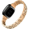 thumbnail image 1 of REQO Bling Metal Bands Compatible with Fitbit Versa 4 / 3 / Sense 2 / Sense, Adjustable Replacement Straps, 1 of 5
