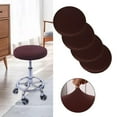 thumbnail image 6 of 2 Pieces Bar Stool Covers Round, Washable Soft Durable Elastic Stool Cushion Slipcover, Seat Covers for 12-18 inch home and bar, 6 of 8