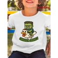 thumbnail image 1 of Chicken Jockey Fun Printed T-shirt, Suitable For A Child Who Likes Zombies And Chickens, Printed Short-sleeved T-shirt, Suitable For Boys And Girls, Comfortable Pure Cotton Short-sleeved T-shirt., 1 of 7