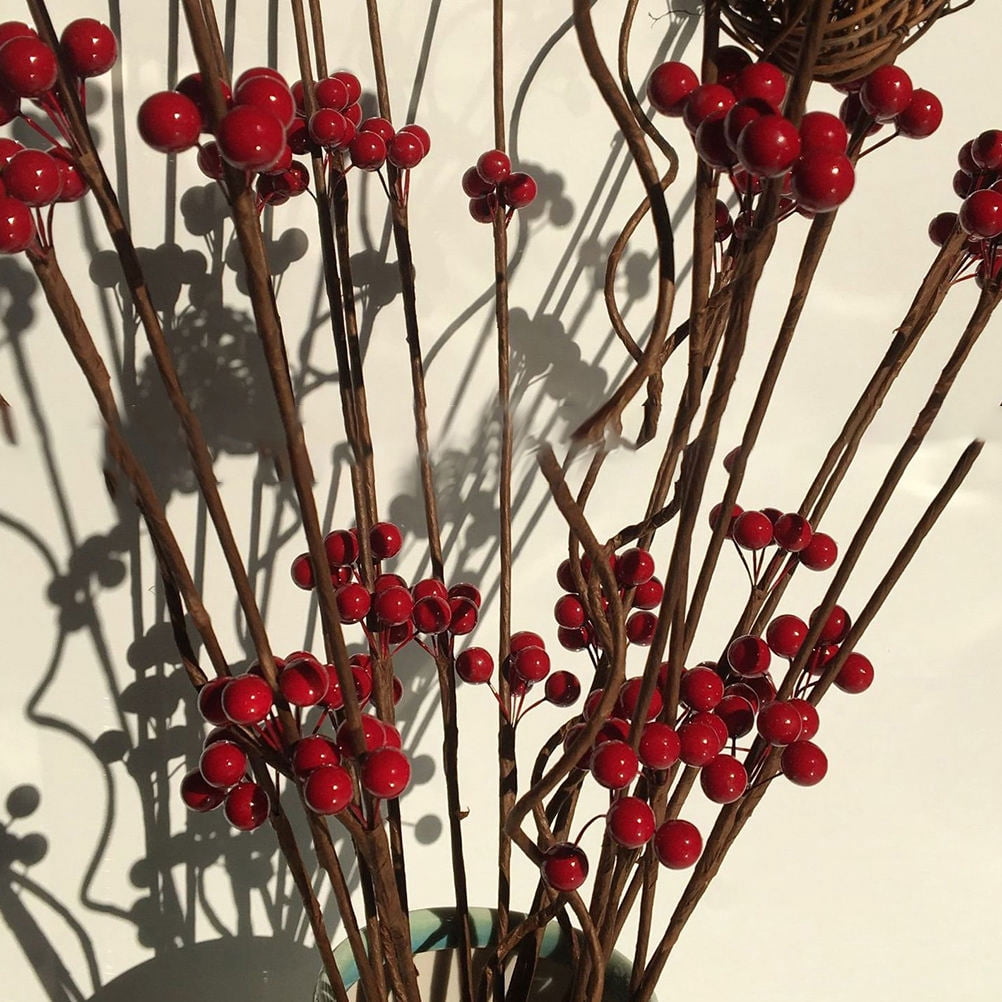 Masteelf 50pcs Paper Wrapped Floral Wire Stems for Artificial Flower Arrangements, Rose Stems, Wedding Decor, Craft Projects Supplies