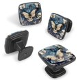 thumbnail image 2 of 4 Pcs Cabinet Handle Drawer Pulls Skull Butterfly Knobs with Screws Square Furniture Office Cabinet Knob Decoration, 2 of 7