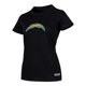 thumbnail image 2 of NFL Playera Aficionado Básica Los Angeles Chargers Negro para Mujer, Talla Mediana, 2 of 5