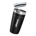 thumbnail image 3 of Sleepy Hollow Lake Map Tumbler Travel Mug Insulated Laser Engraved Coffee Cup New York 20 oz Black, 3 of 5