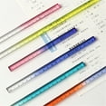 thumbnail image 4 of Cqxid Règle de Mesure à Moins de 5$ Règle Colorée Claire Règle Droite Cube Acrylique 6 Pouces Ensemble de Règles Transparentes Dégradées Outil de Mesure Léger pour Étudiants Adultes École Classe, 4 of 9