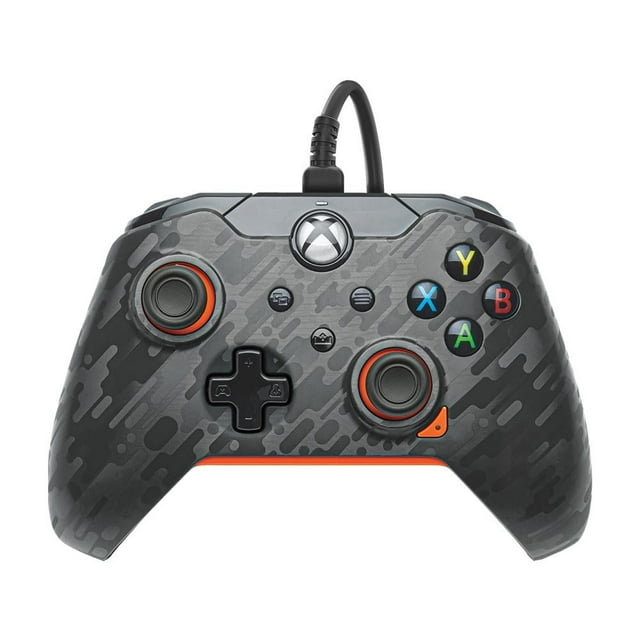 Control Alámbrico PDPgaming Xbox Atomic Carbon Xbox Series X|S