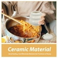 thumbnail image 3 of BESTYASH Ceramic Honey Pot In White Color Bee Shape Design Suitable For Household Users As Recipients 1 Set, 3 of 7