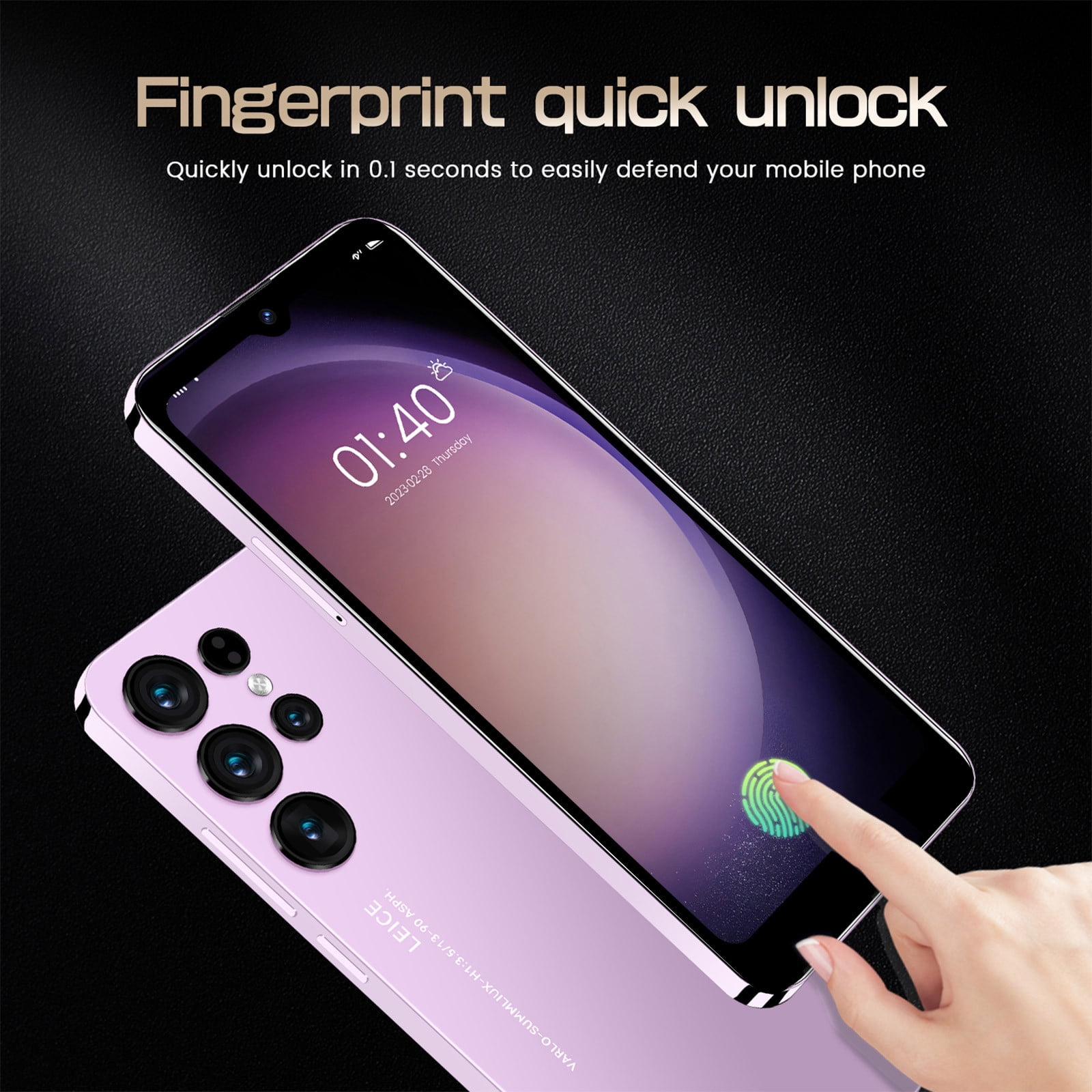 Cell Phone,Smartphone Straight Talk,S23 Ultra Android Smartphone 6.1-inch HD Dual Standby Card Slot 1+16G Memory Support Extension 128g
