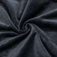 thumbnail image 4 of Flxxie Ultra Fluffy Soft Velvet Decorative Solid Color Throw Pillow Simple Euro Covers Cushion Case 1 Piece, 26" x 26", Charcoal Gray, 4 of 5