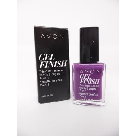 Avon Gel Finish 7-in-1 Nail Enamel - Purplicious - Creme Finish - 0.4 fl. oz.