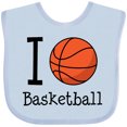 thumbnail image 3 of Inktastic I Heart Basketball Boys or Girls Baby Bib, 3 of 4