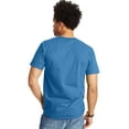 thumbnail image 4 of Hanes Beefy-T Unisex Short Sleeve T-Shirt Denim Blue S, 4 of 6
