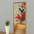 thumbnail image 2 of Chinese Style Bird Doorway Curtain,Vintage Japanese Plum Blossom Noren Bedroom Partition Kitchen Divider Bathroom Door Decor,33.5"x59", 2 of 5