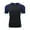 A-Blue52, variant on Men's Short-Sleeve Raglan-Sleeve Compression T-Shirt Slim-Fit Performance Top Breathable Gym Workout Daily Active Wear