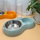 thumbnail image 3 of Comedero para gatos, comedero para perros, comedero de arroz antivuelco para gatos, comedero automático de doble cuenco, suministros para perros, 3 of 5
