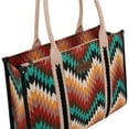thumbnail image 4 of Wrangler Aztec Tote Bag for Women Western Top Handle Handbags and Purses, Black, 4 of 7