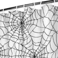 thumbnail image 3 of Halloween Spider Web Pattern Shower Curtain 36"x72" ,Bathroom Decorative Shower Curtains Set with 12 Hooks,Modern Waterproof Washable Shower Curtain, 3 of 6
