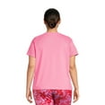 thumbnail image 6 of Avia Women’s and Women's Plus Perforated Performance T-Shirt with Short Sleeves, Sizes XS-4X, 6 of 6