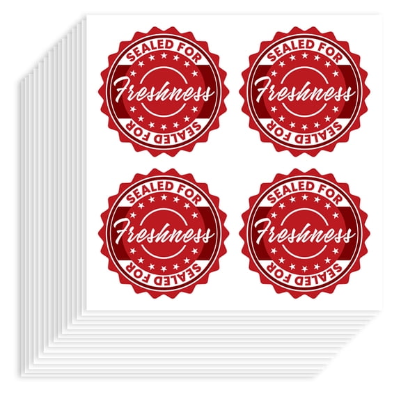 80Pcs Food Delivery Tamper Evident Stickers Safe Secure Tamper Proof Stickers Strong Self-Adhesive Decals Sealed for Freshness Labels