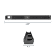 thumbnail image 6 of Desky Integrated Cable & Power Channel - None / White, 6 of 10