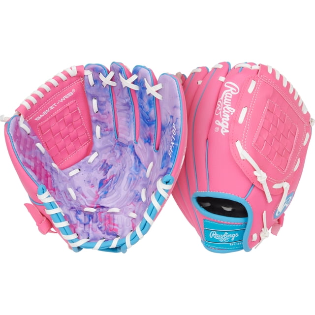 Rawlings | Guante de béisbol Flex Palm Series | 10"" | Lanzamiento con la mano derecha | Rosa