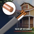thumbnail image 2 of 12/2 UF-B Wire Gray Solid Underground Feeder Cable 75 ft, 2 of 5