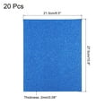 thumbnail image 2 of EVA Foam Sheets Glitter Bright Blue 10.8 x 8.5 Inch 2mm Thick Crafts Foam 20Pcs, 2 of 6