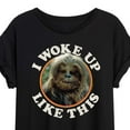 thumbnail image 3 of Star Wars - I Woke Up Like This Chewie - Women's Oversized Tee, 3 of 5