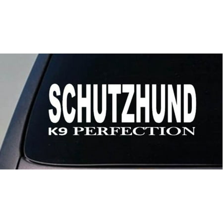 Schutzhund German Shepherd training sleeve k9 canine sticker decal collar lead (Best Training Collar For German Shepherd)
