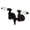 Oil Rubbed Bronze, variant on Kingston Brass AE35T2 Aqua Vintage 3-3/8 Inch Wall Mount Tub Faucet, Polished Brass